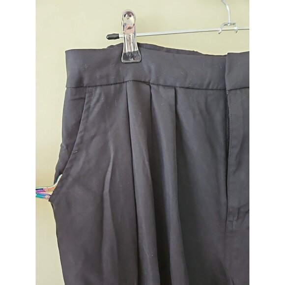 Terea By Andrea Pitter Wide Leg Pants Womens XXL Black Zip Office Career Dressy - Picture 12 of 16